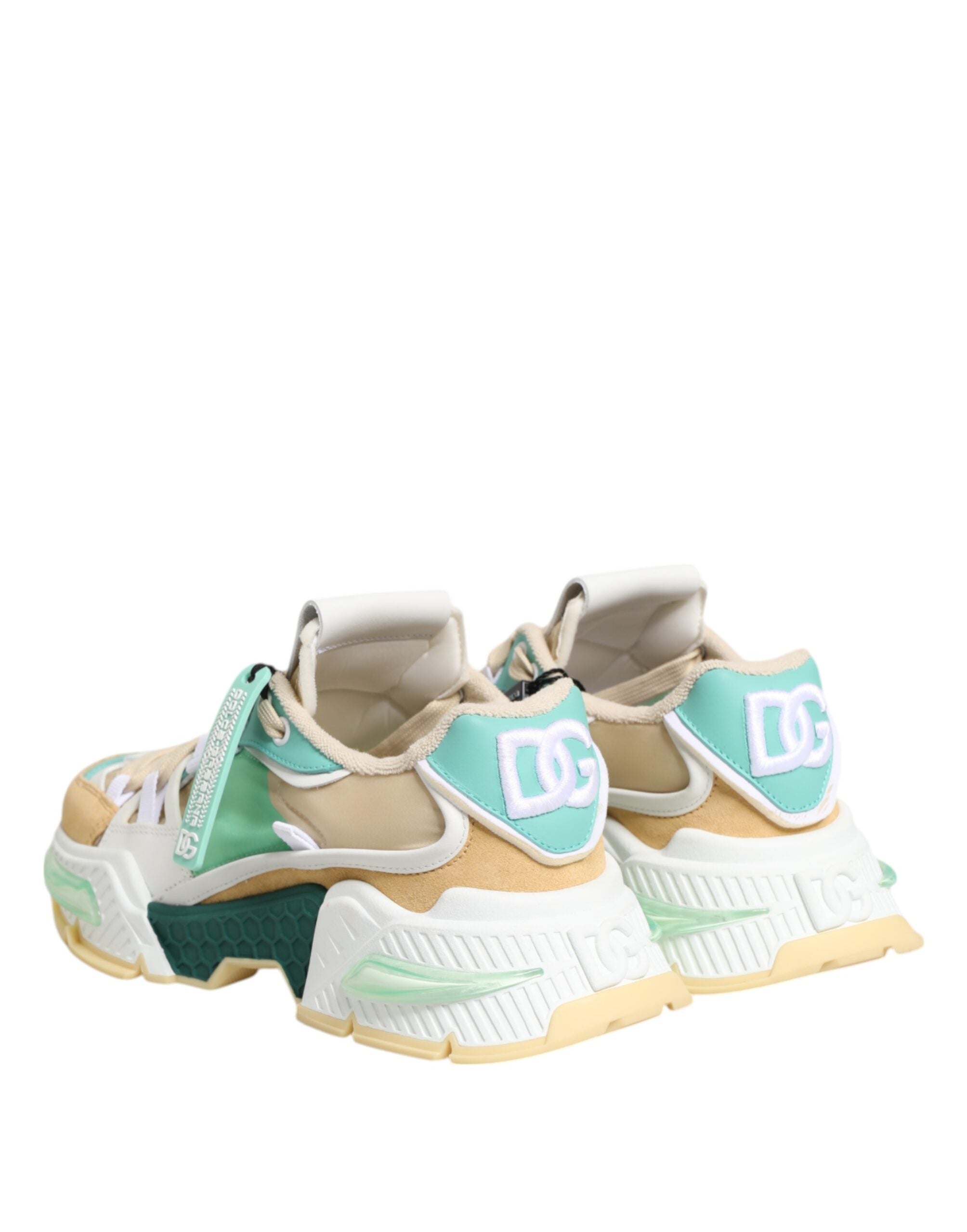 Dolce & Gabbana Multicolor Leather Airmaster Low Top Sneakers Shoes