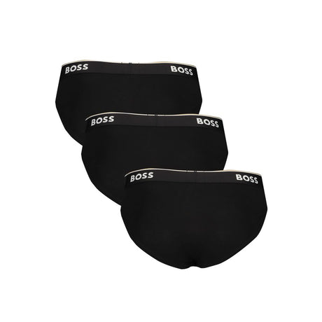 Hugo Boss Black Cotton Men Brief