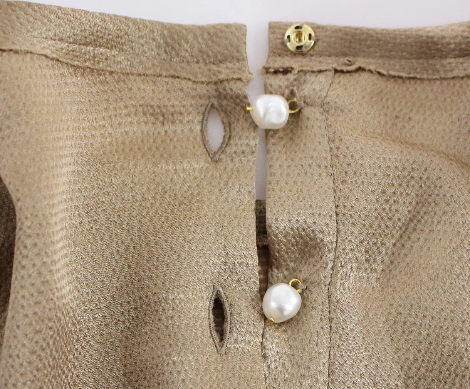 Dolce &amp; Gabbana Guld SPECIAL Piece Runway Krystalbluse