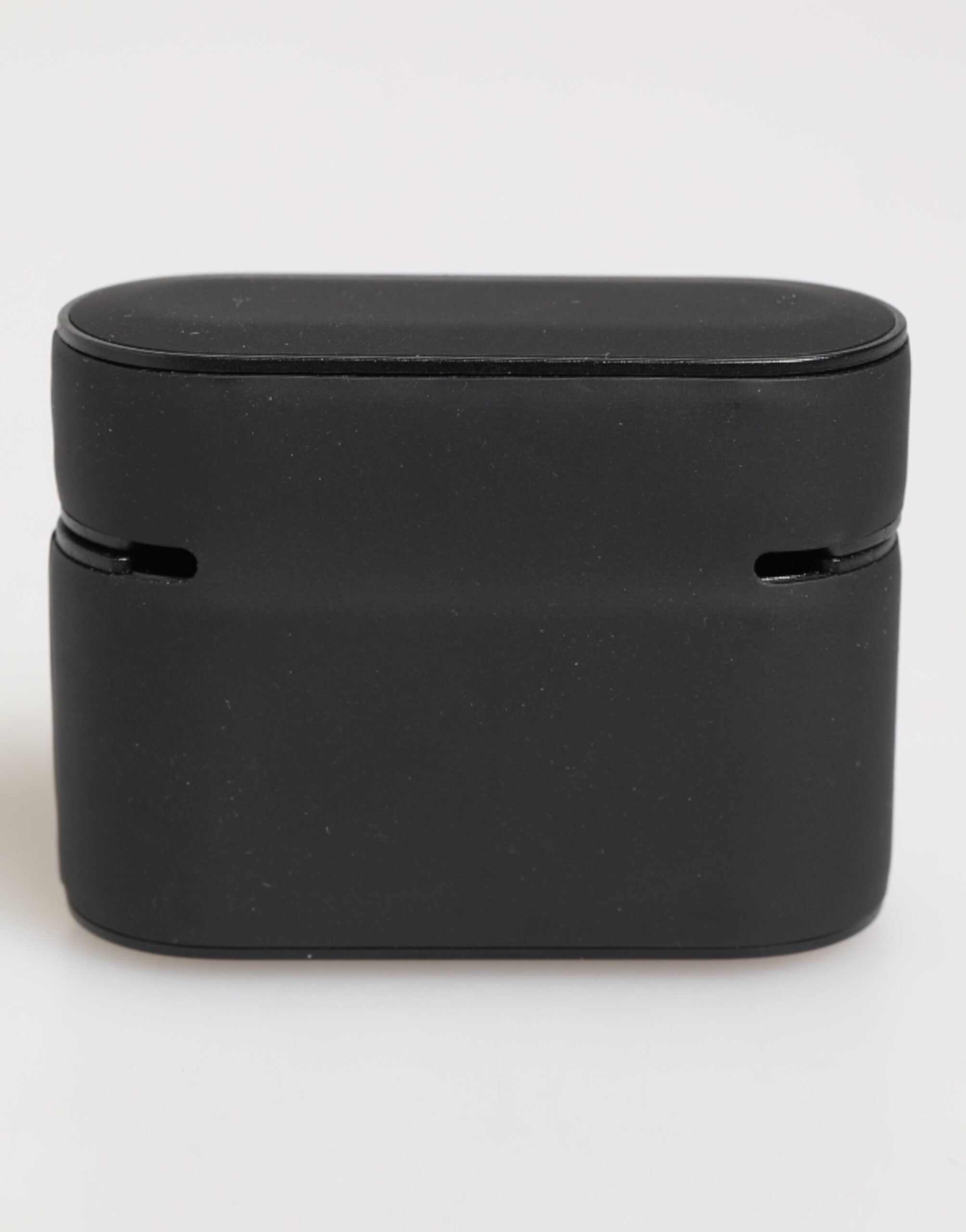 Dolce &amp; Gabbana Svart Orange Gummifodral med Präglad Logotyp och Tillbehör till Airpods