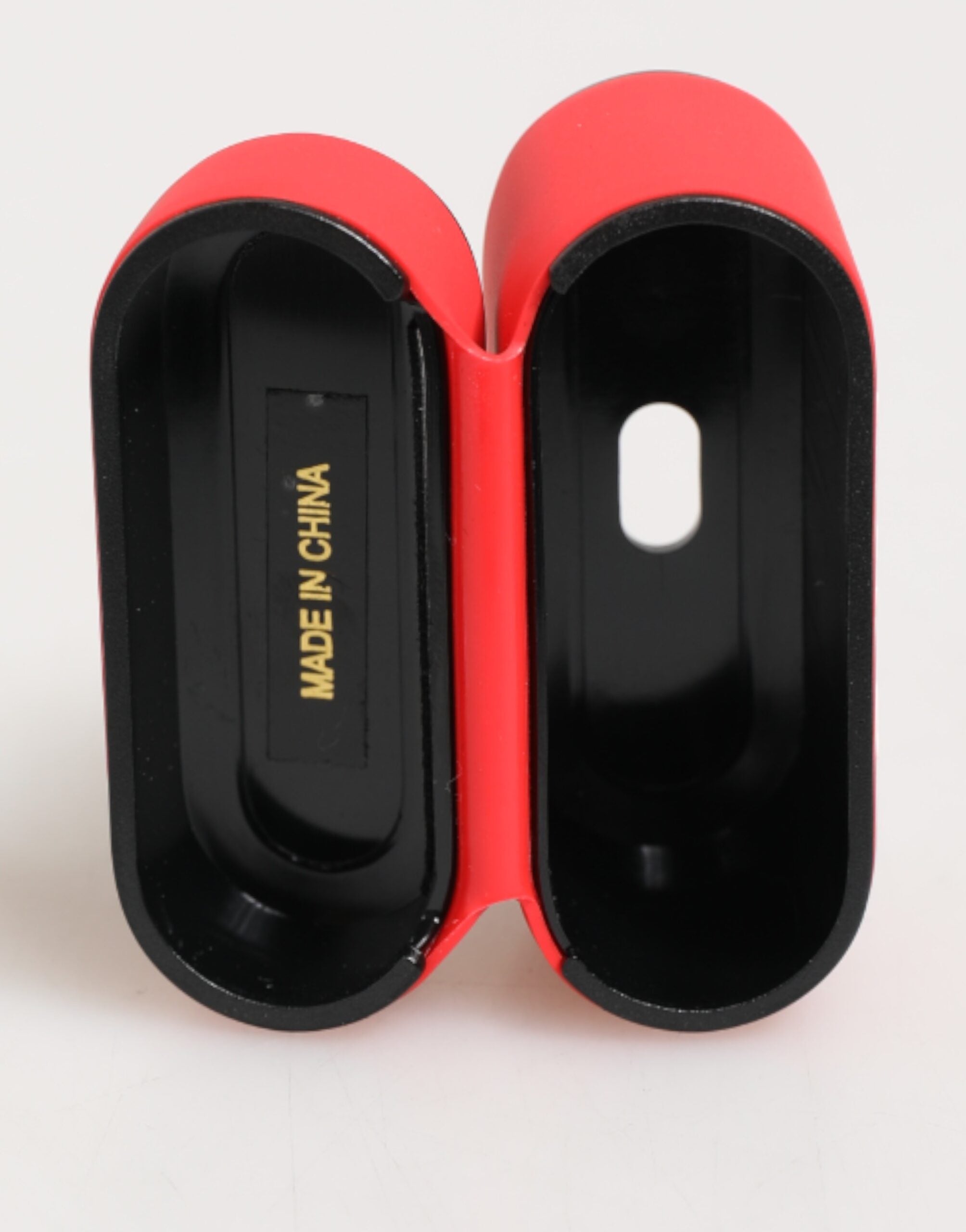 Dolce &amp; Gabbana Rött PVC DG Logo Präglat Herrfodral till Airpods