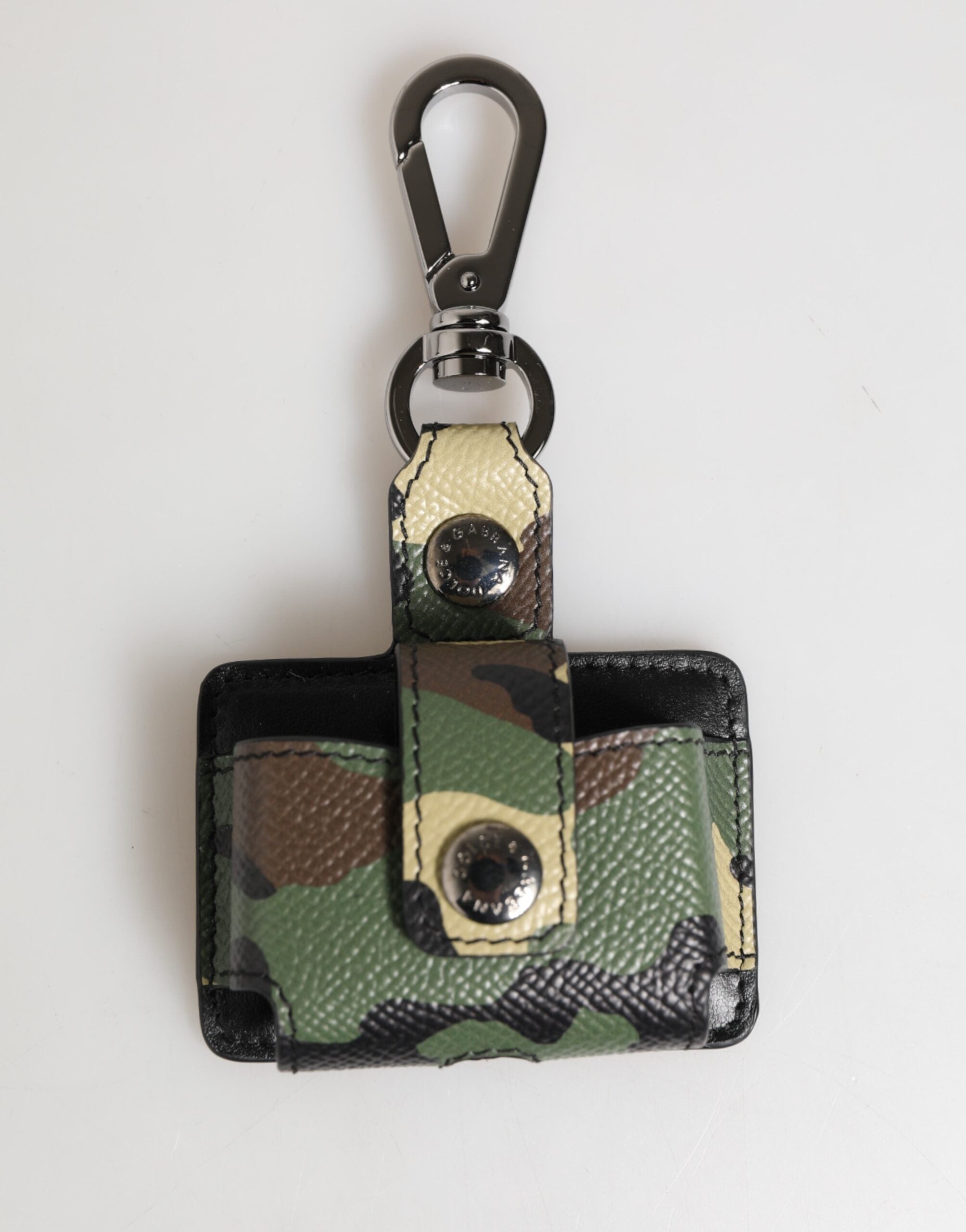 Dolce &amp; Gabbana Flerfarvet Camouflage Lædermetal Tilbehør Airpods Etui