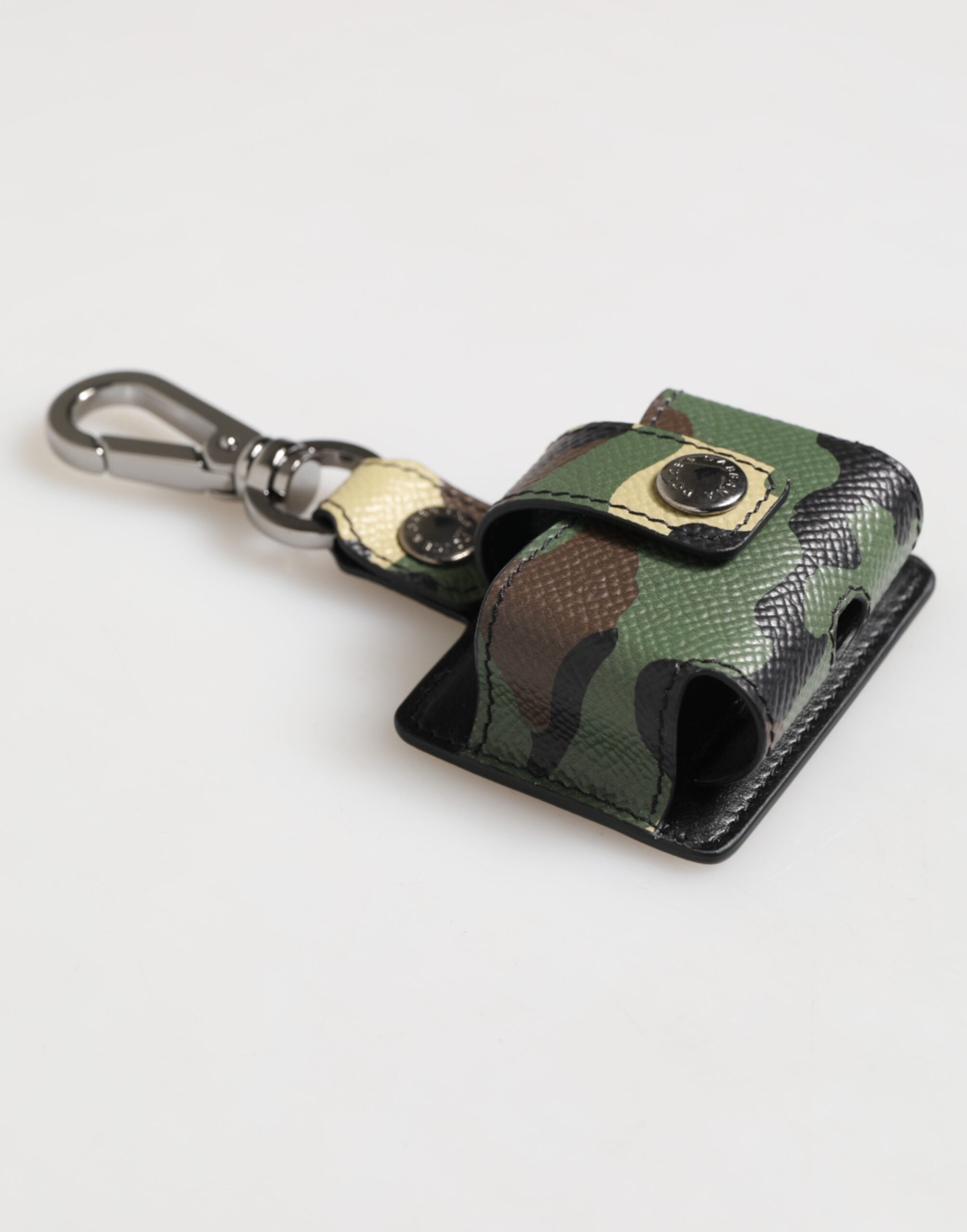 Dolce &amp; Gabbana Flerfarvet Camouflage Lædermetal Tilbehør Airpods Etui