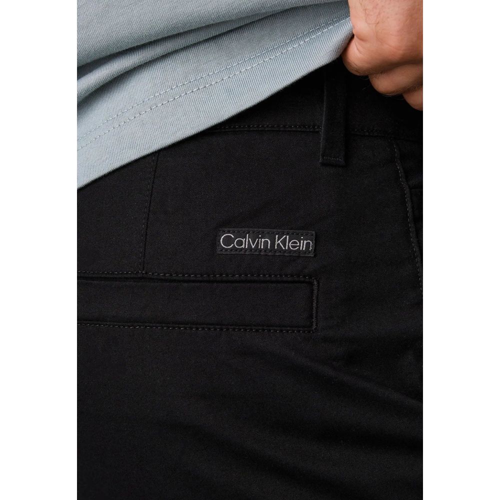 Calvin Klein Jeans Black Recycled Cotton Pant