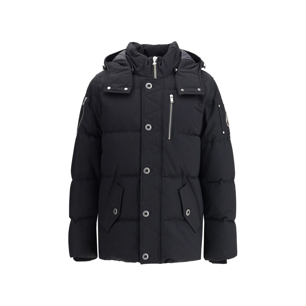 Moose Knuckles Black Goose Down Coat