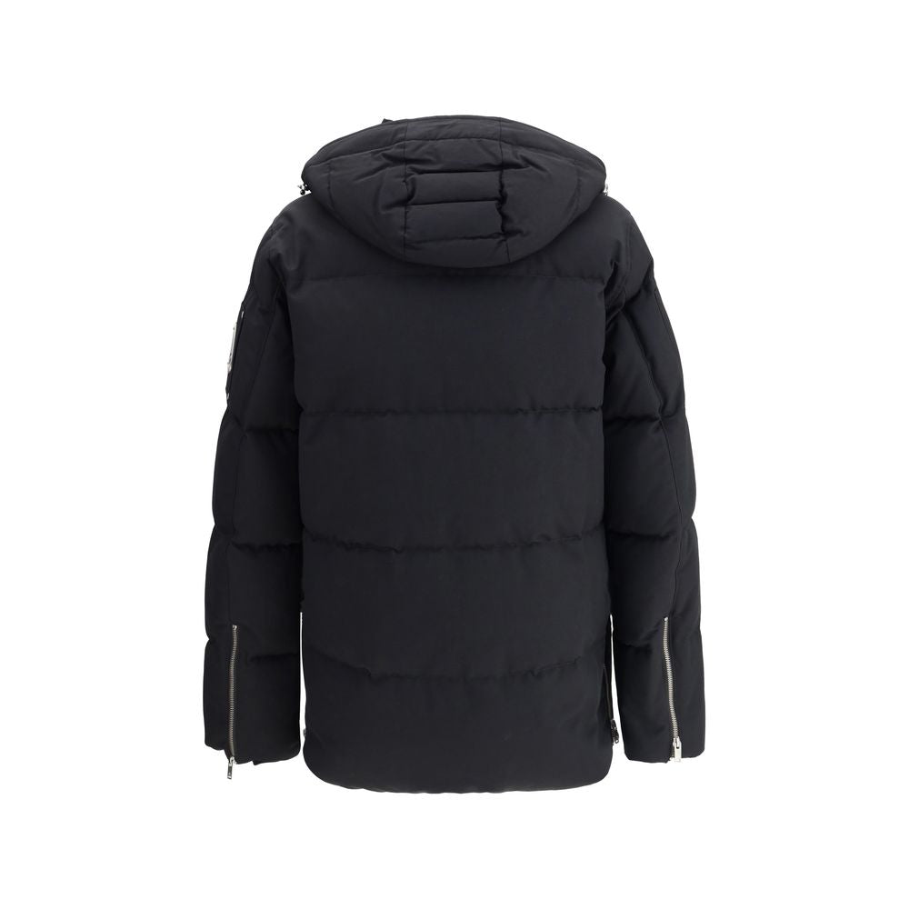 Moose Knuckles Black Goose Down Coat