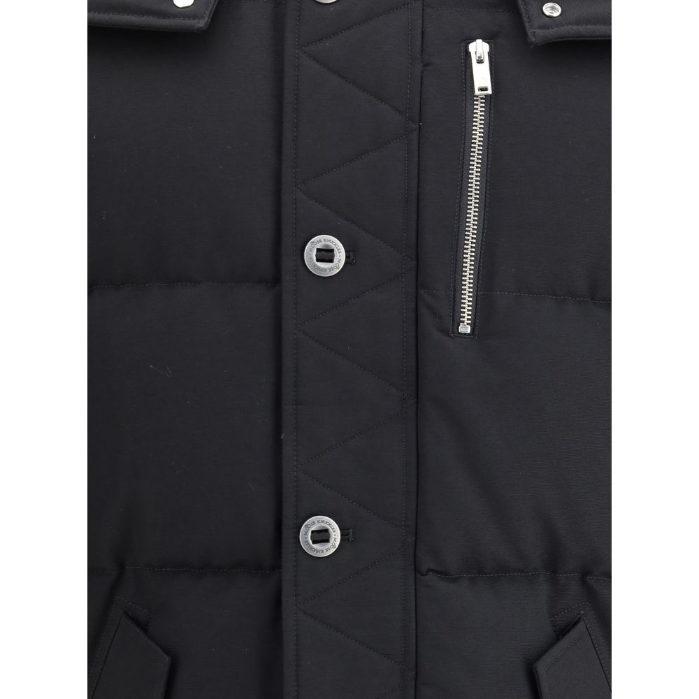Moose Knuckles Black Goose Down Coat
