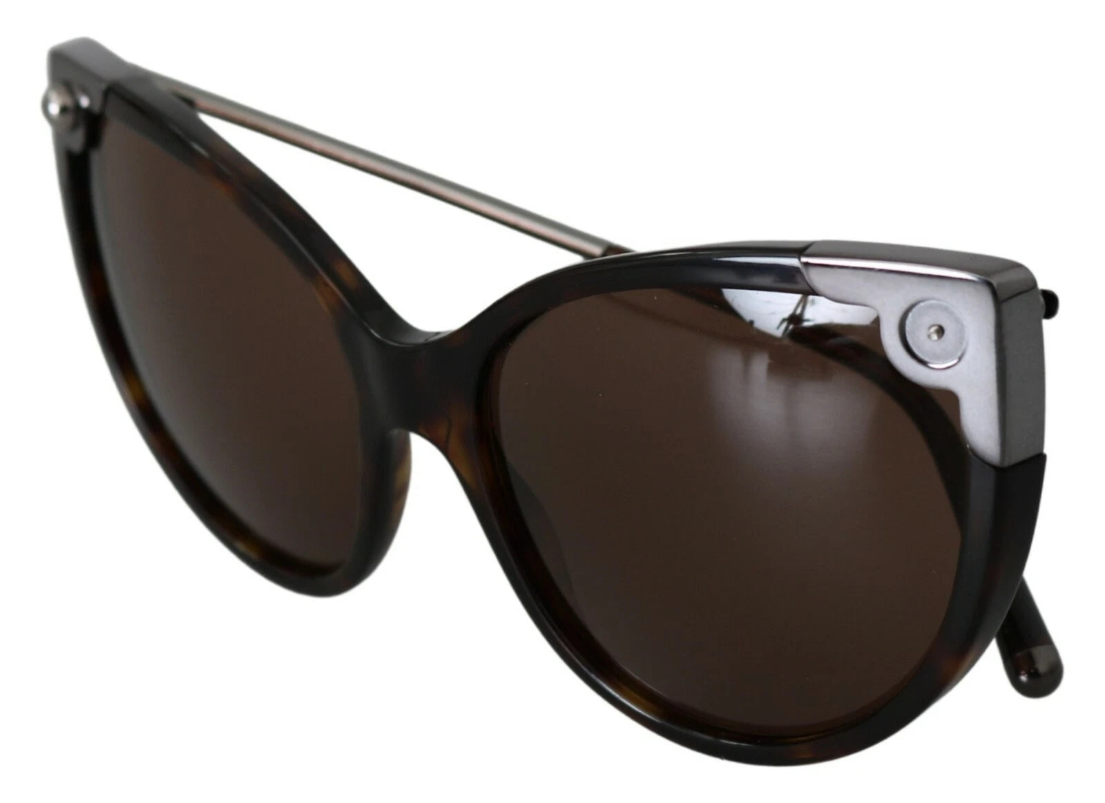 Dolce &amp; Gabbana DG4337 Mørk Havana Cat Eye Solbriller til Kvinder