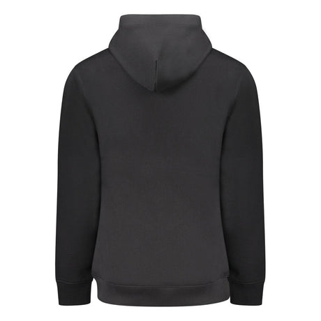 Tommy Hilfiger "Black Cotton Men Sweater with Central Pocket"
