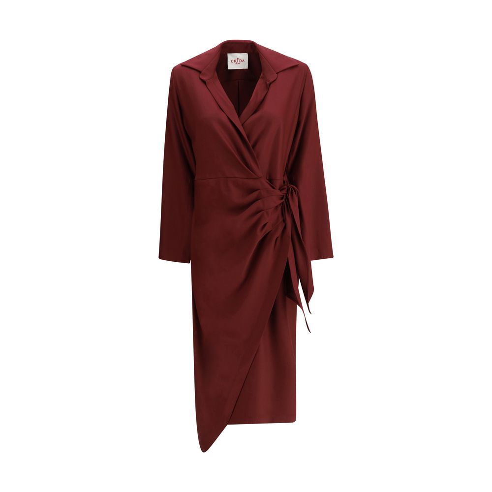 Crida Milano Como Dress in crêpe de chine