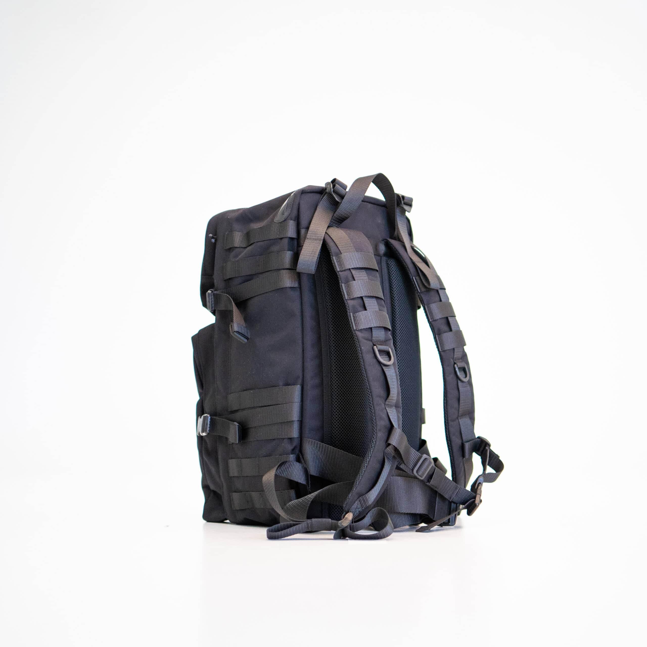 Backpack 039 – Black, 30L Military-Grade Cordura with Molle System, Made in Europe by Galvi-Linda - Hilstor