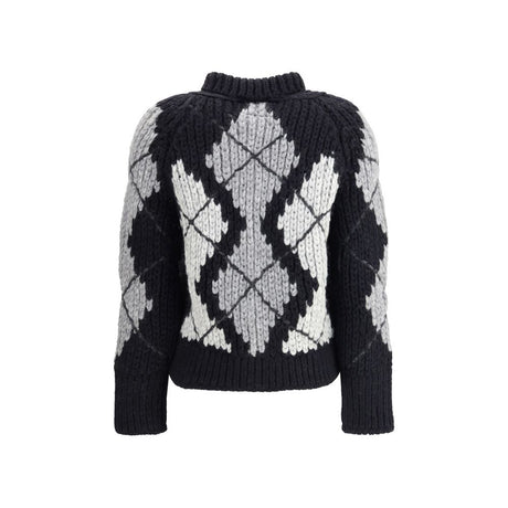 Ermanno Scervino Wool argyle-patterned Cardigan