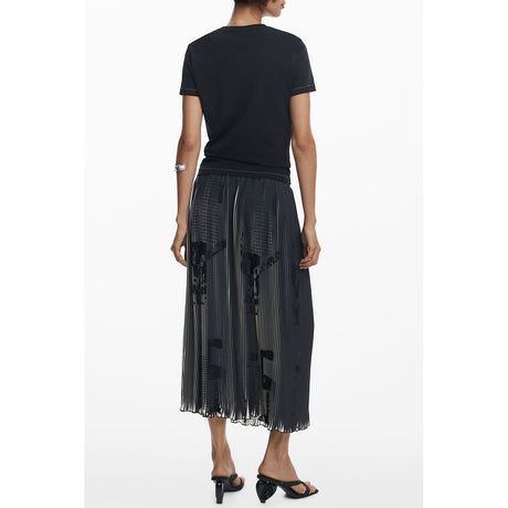 Desigual Black Cotton Women T-Shirt