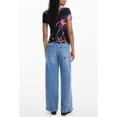 Desigual Black Viscose Women Top