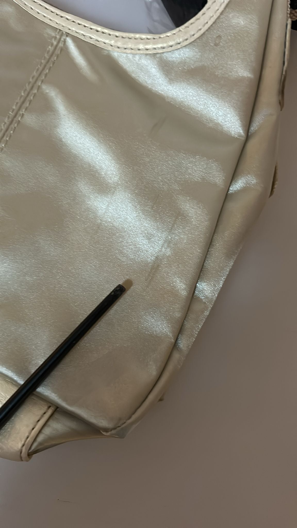 WAYFARER Chic hvid stof skuldertaske - perfekt til enhver lejlighed