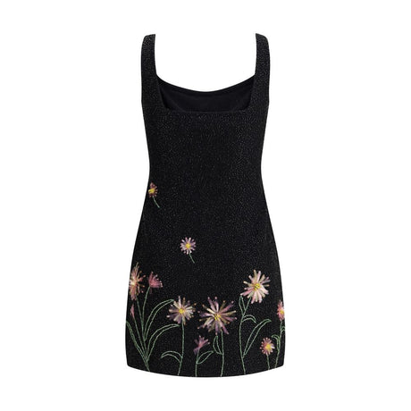 Staud Le Sable sequin-embellished floral mini Dress