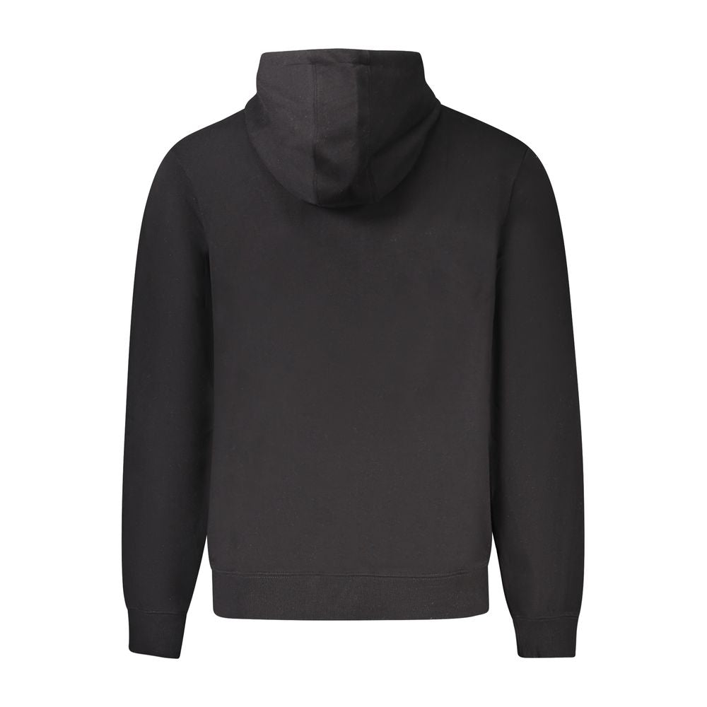 Guess Jeans Black Cotton Men Hoodie