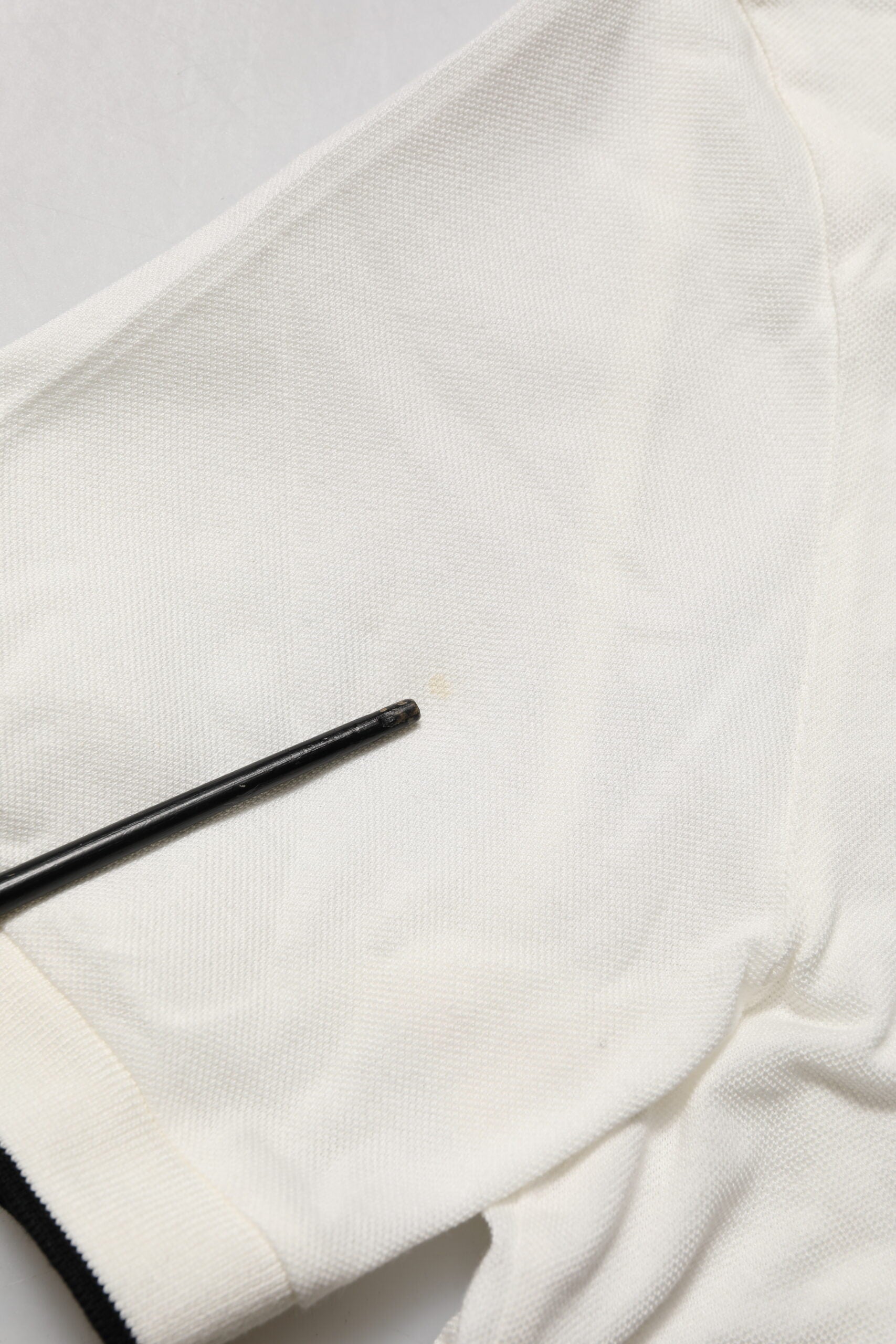 Dolce & Gabbana White Logo Embroidery Cotton Polo T-shirt