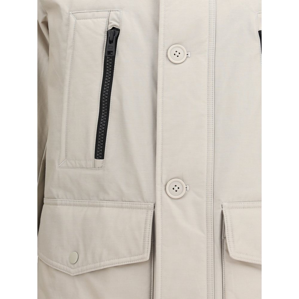 Woolrich Beige Bomuld Parka