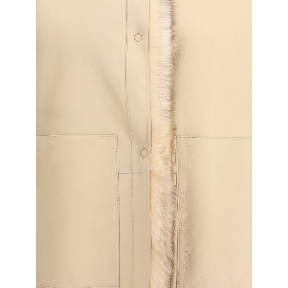 P.A.R.O.S.H. Cream Lamb Ovis Aries Aries Coat