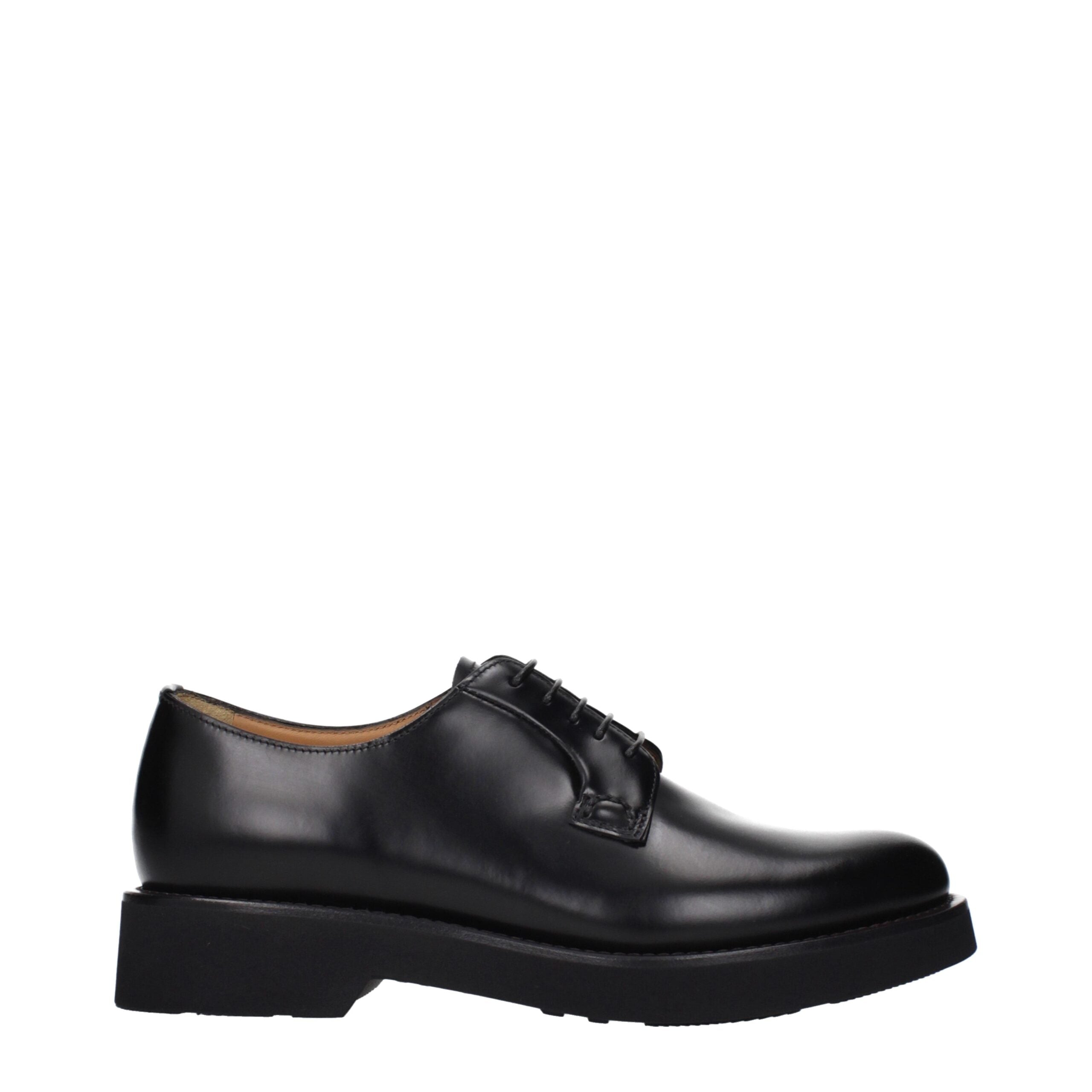 Church's sorte læder oxfords og derbies