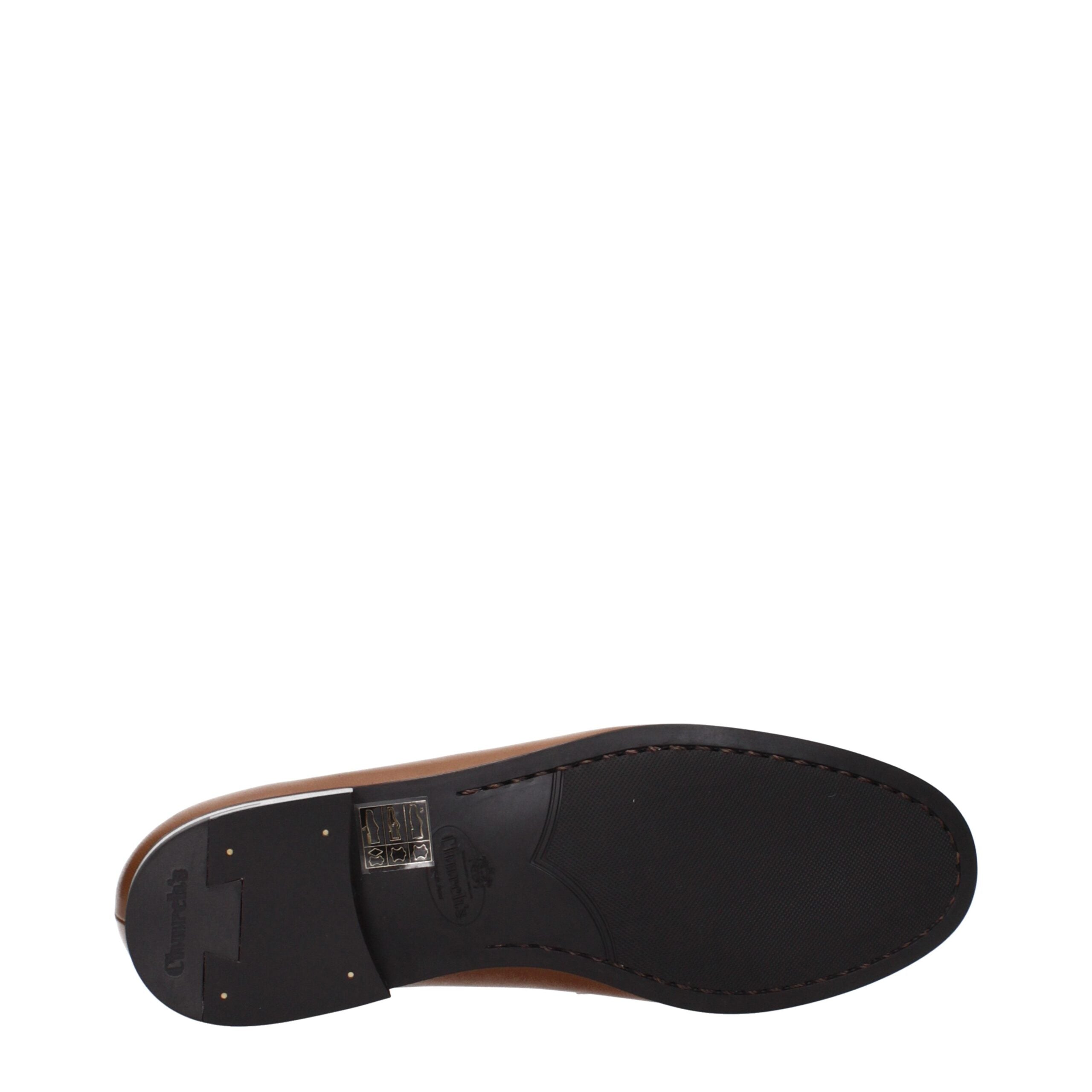 Church's brune læder slip-on loafers