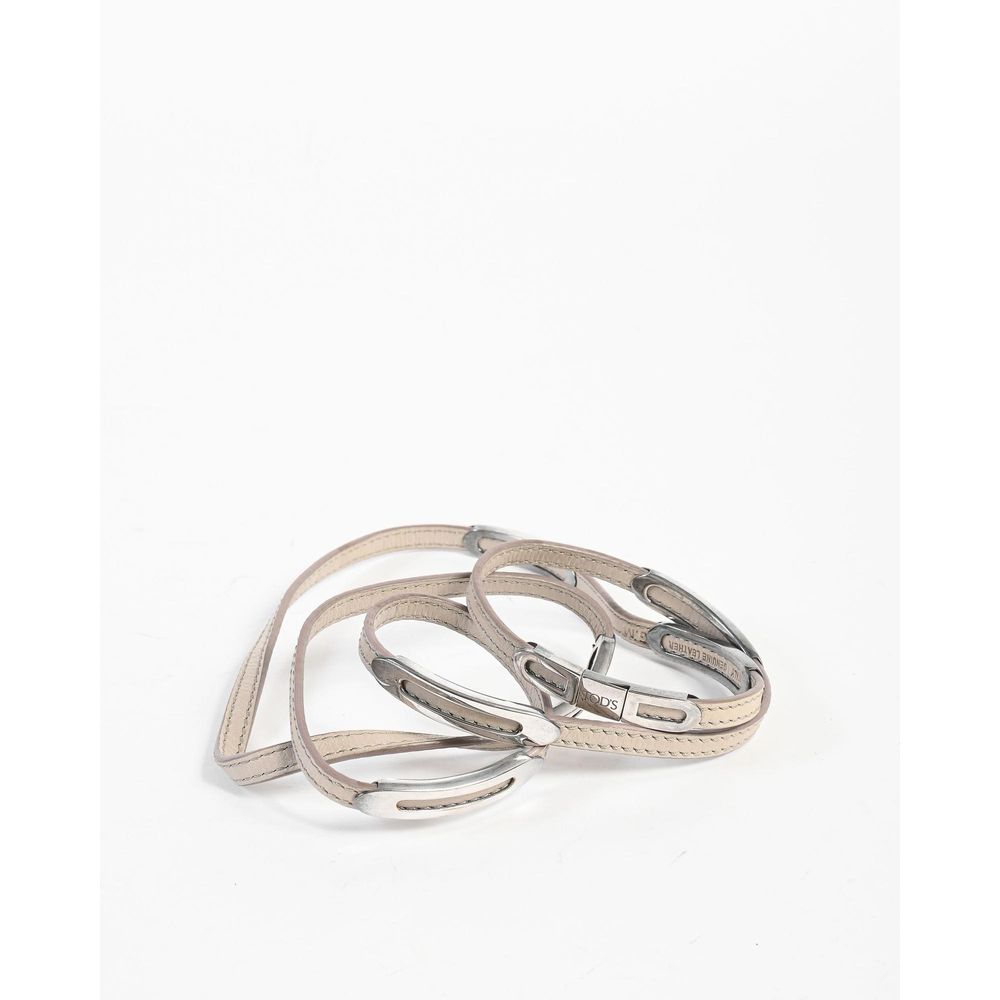 Tod's Beige Læderarmbånd