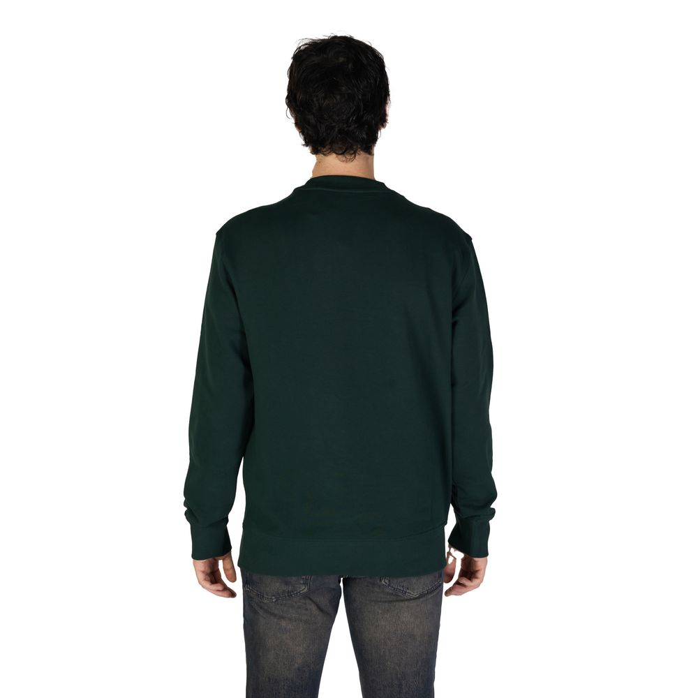 Hugo Boss Green Cotton Sweatshirt