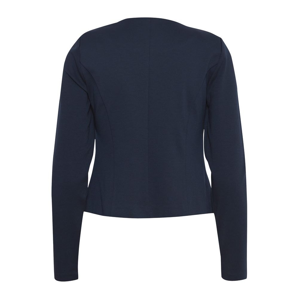 ICHI Blå Polyesterblazer