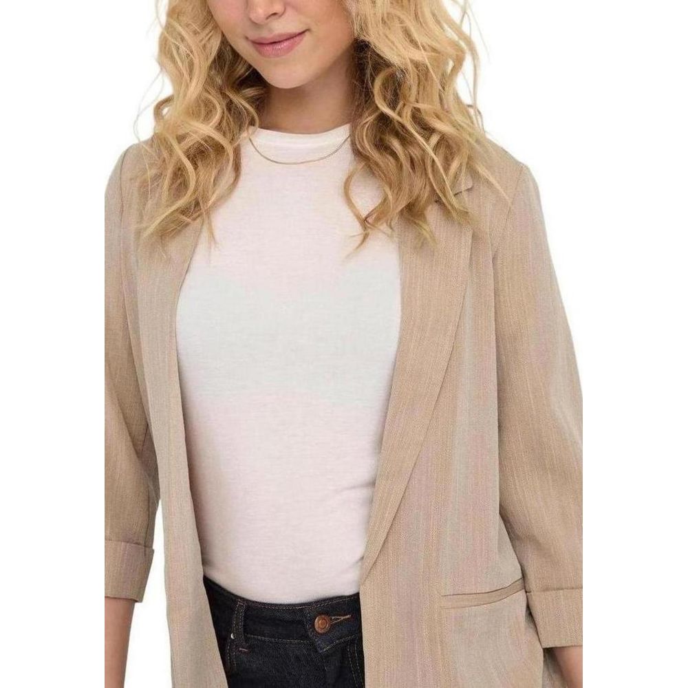 Only Beige Viskose Blazer