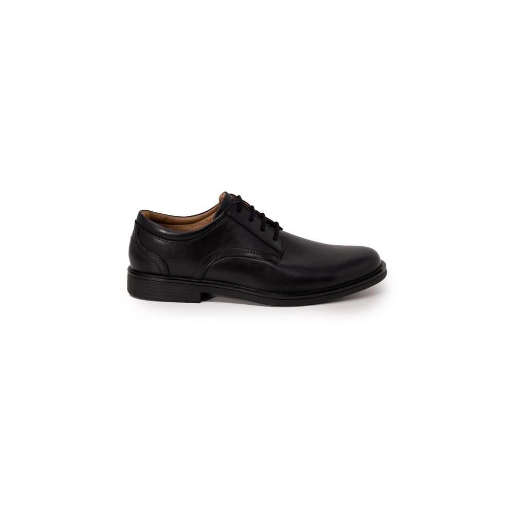 Clarks sorte læder oxfords og derbies