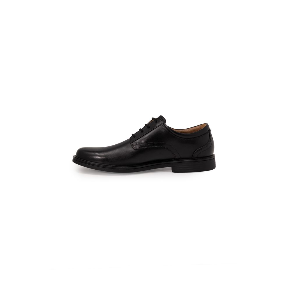 Clarks sorte læder oxfords og derbies
