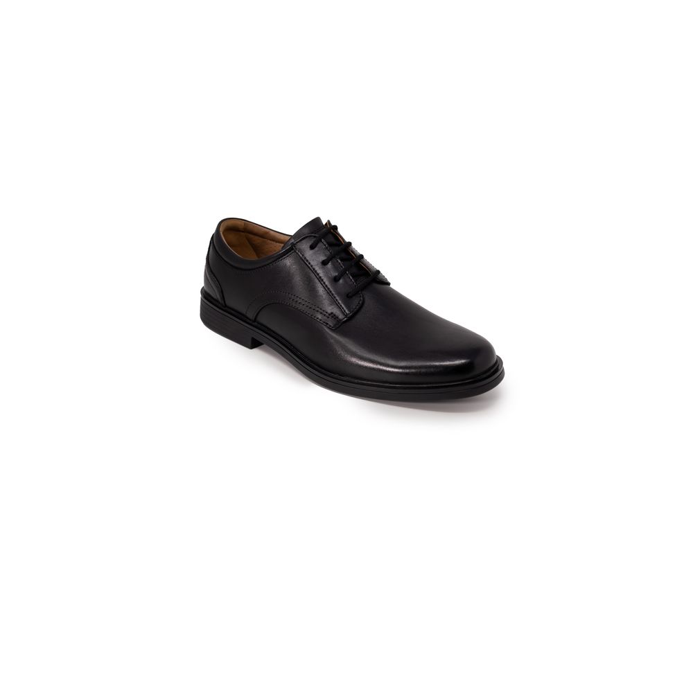 Clarks sorte læder oxfords og derbies