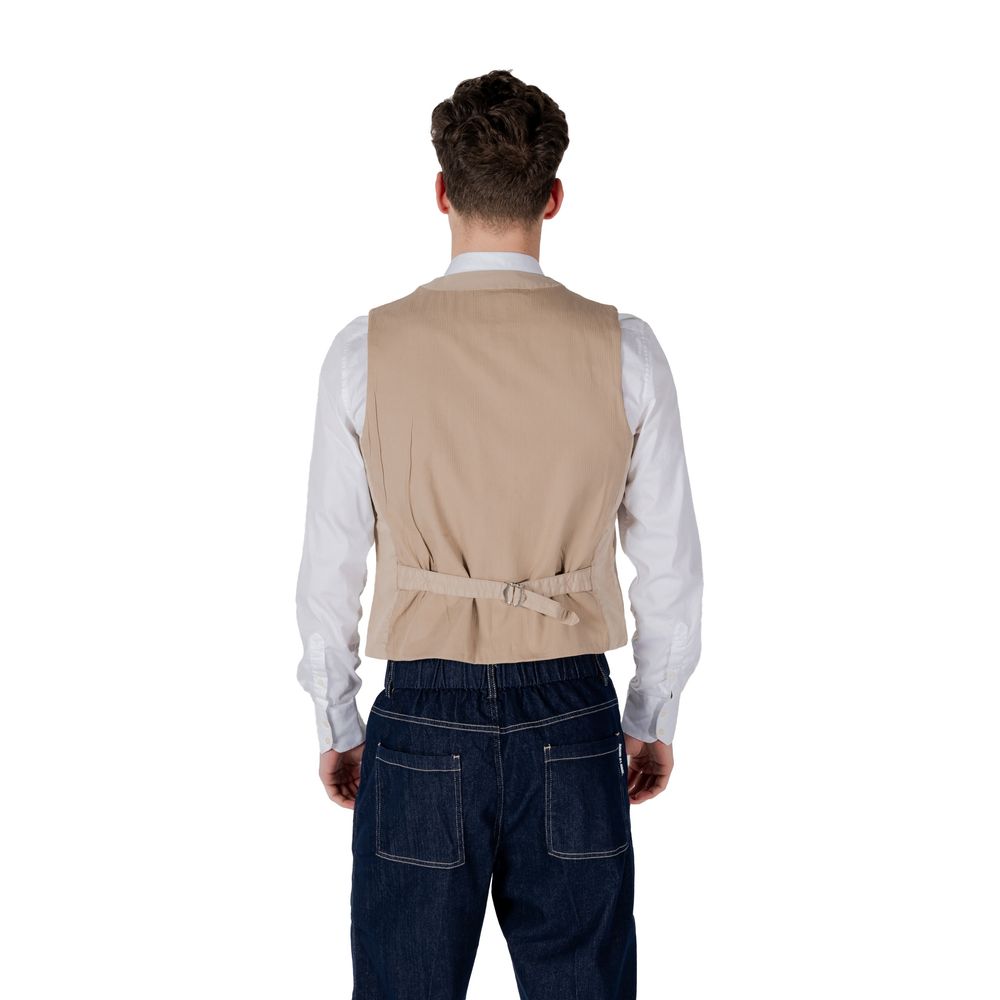 Gianni Lupo beige bomuldsvest
