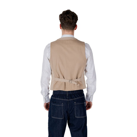 Gianni Lupo beige bomuldsvest