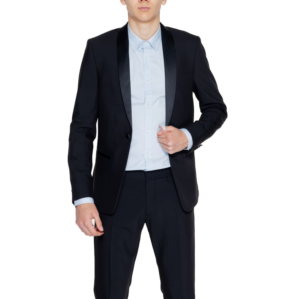 Antony Morato Sort Polyesterblazer