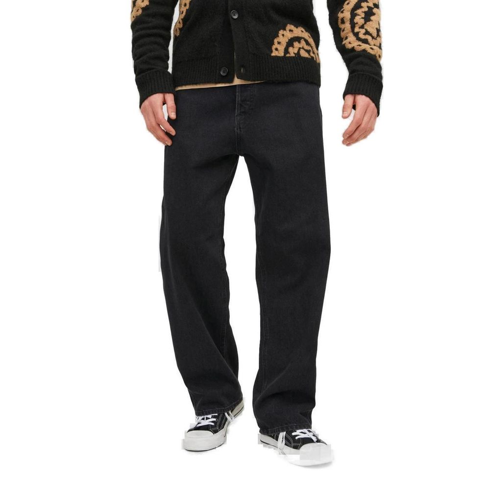 Jack Jones Sorte Bomulds Relaxed Fit Jeans