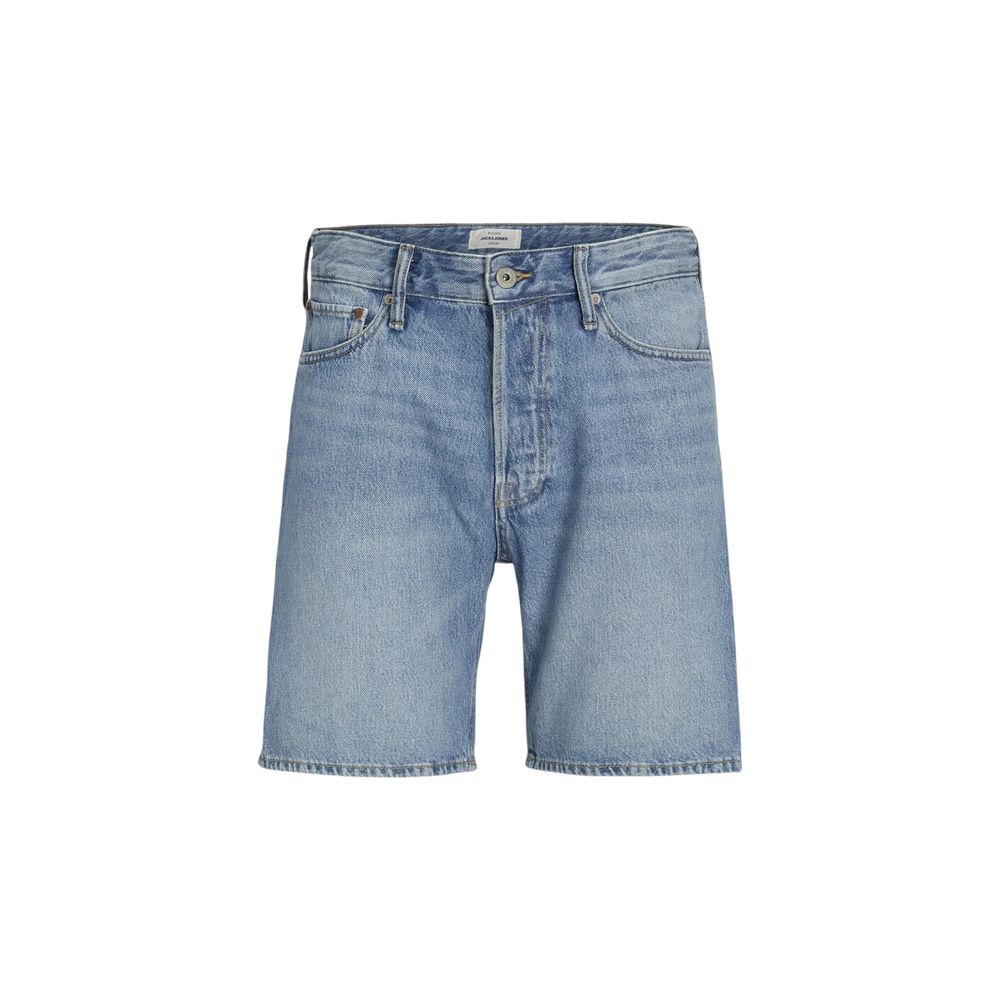 Jack Jones Blå Bomulds Bermudashorts