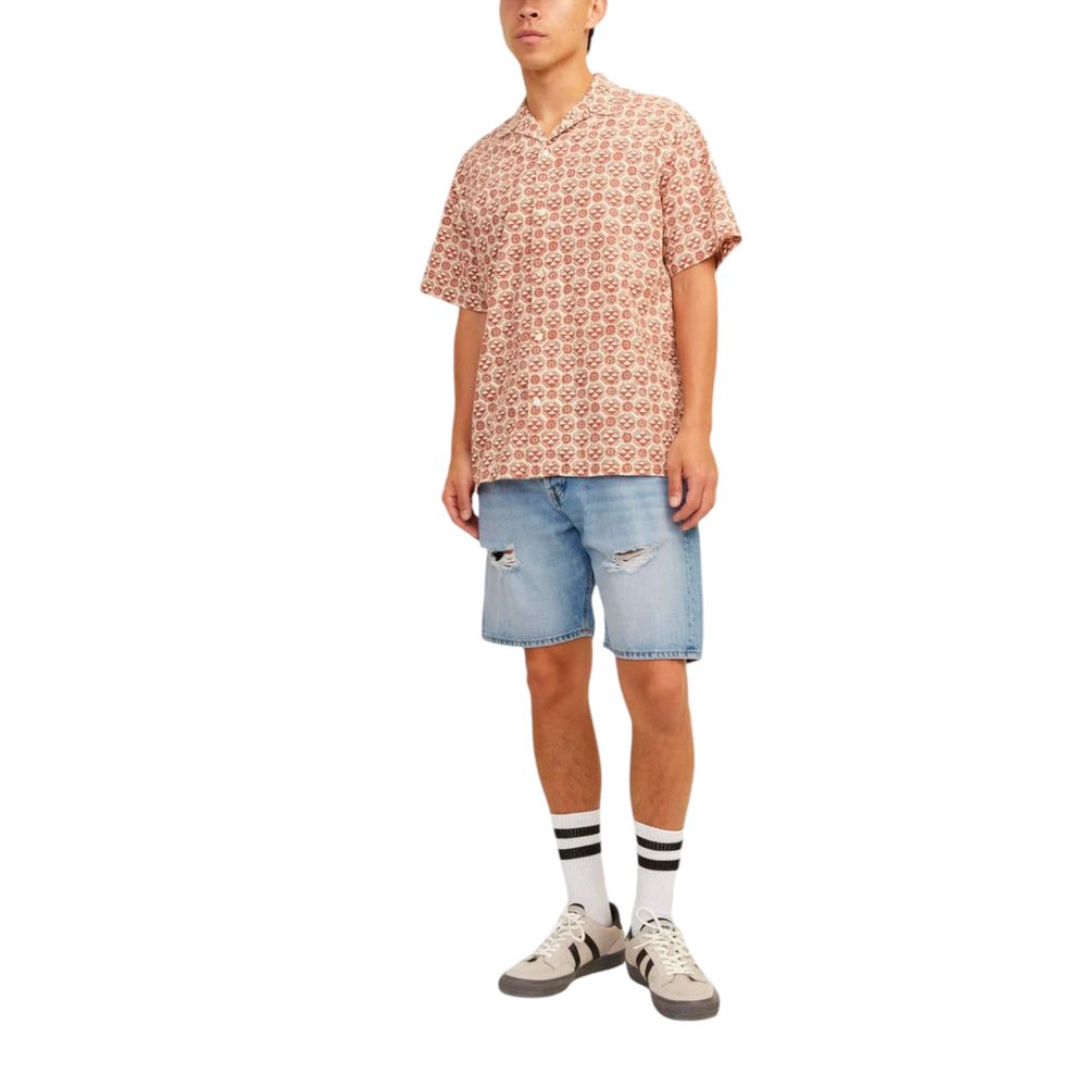 Jack Jones Lyseblå Bomulds Bermudashorts