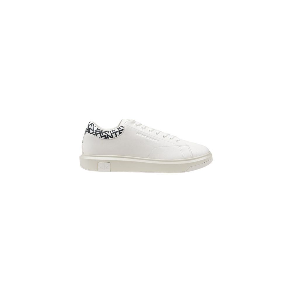 Armani Exchange Black And White Leather Sneaker