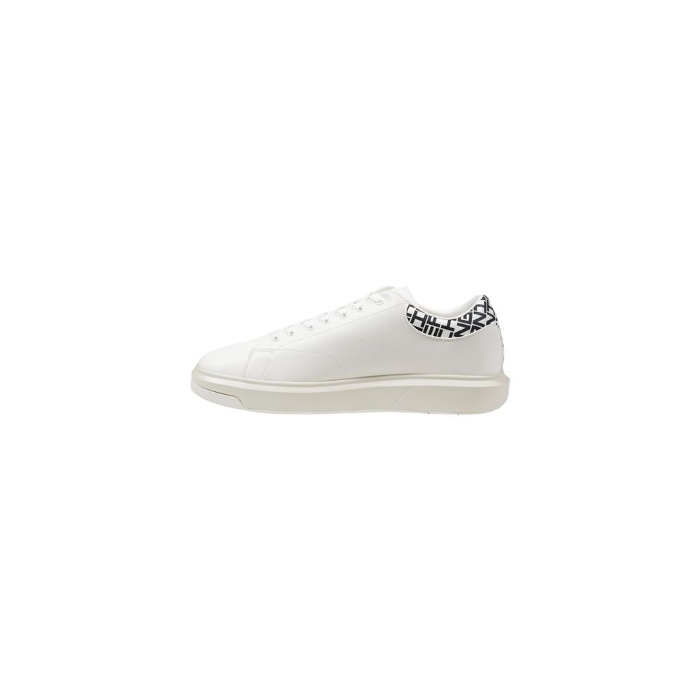 Armani Exchange Black And White Leather Sneaker