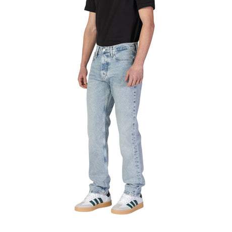 Calvin Klein Jeans Lyseblå Økologiske Bomulds Relaxed Fit Jeans