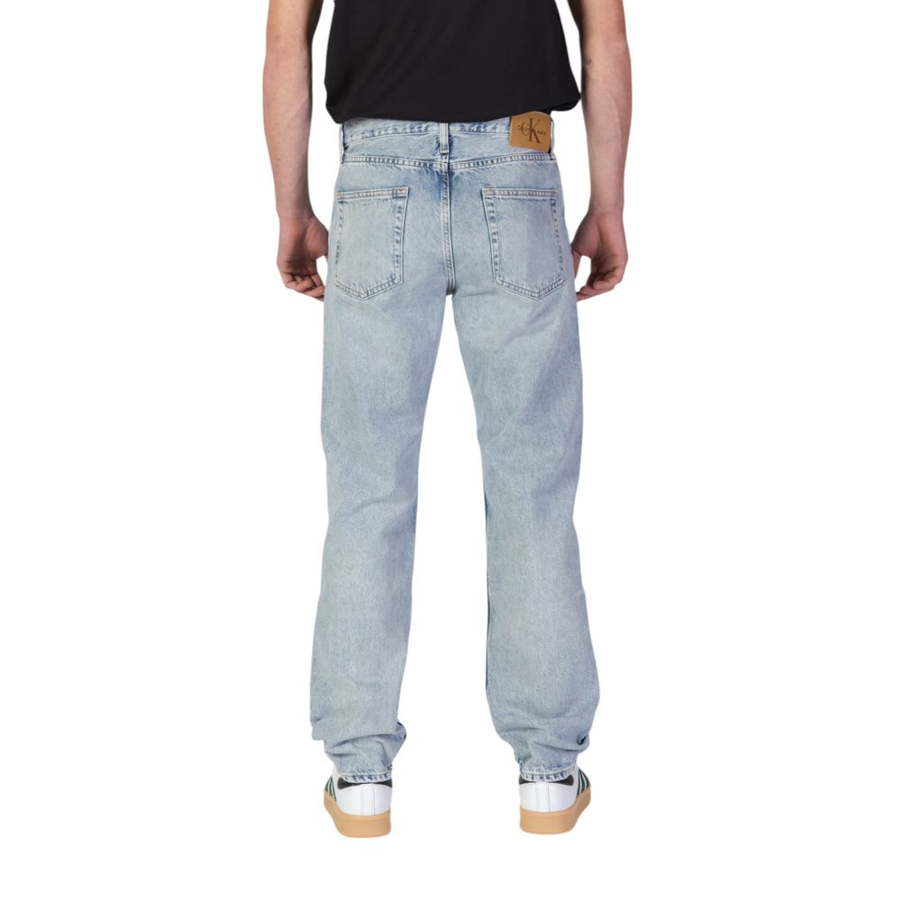 Calvin Klein Jeans Lyseblå Økologiske Bomulds Relaxed Fit Jeans