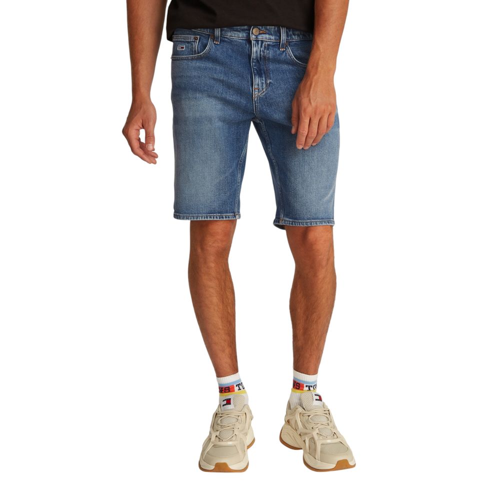 Tommy Hilfiger Jeans Blue Recycled Cotton Bermuda – Hilstor