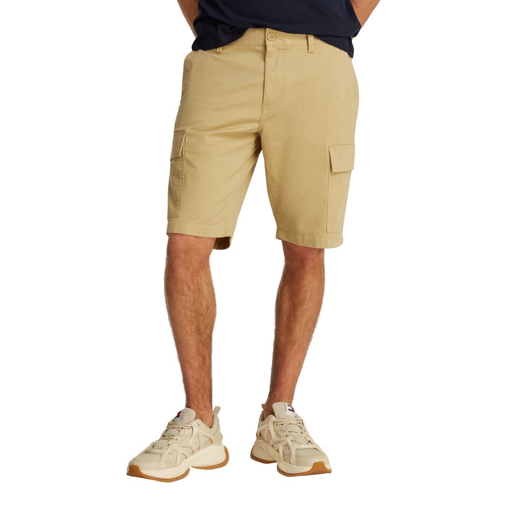 Tommy Hilfiger Jeans Beige Cotton Bermuda – Hilstor