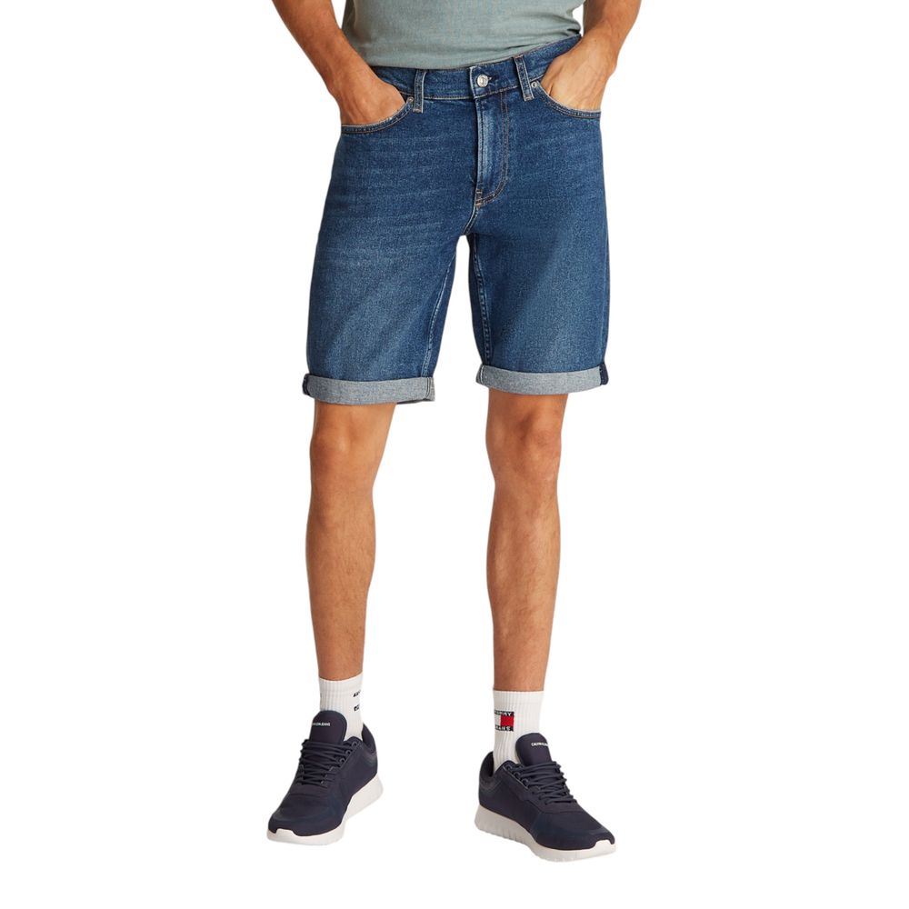 Calvin Klein Jeans Blå Bomulds Bermudashorts