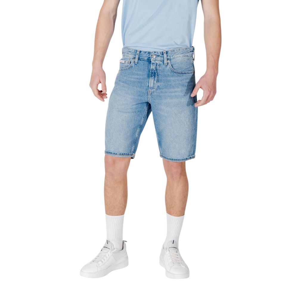 Calvin Klein Jeans Blå Bomulds Bermudashorts