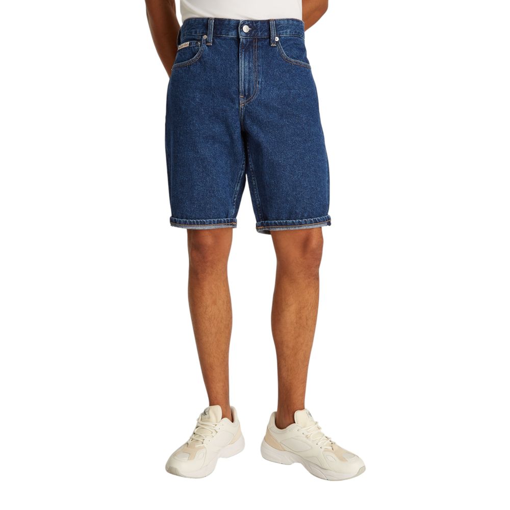 Calvin Klein Jeans Blå Bomulds Bermudashorts