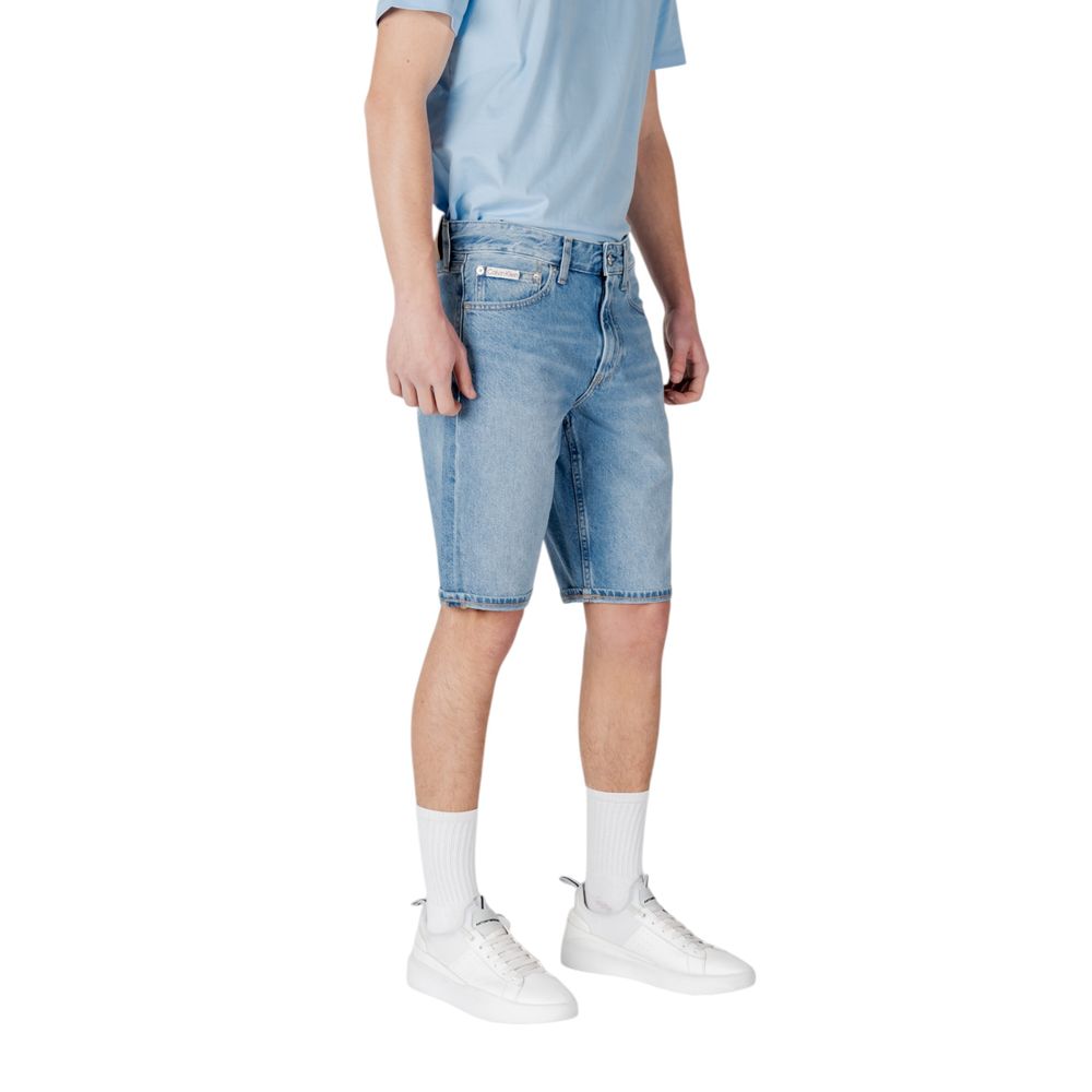 Calvin Klein Jeans Blå Bomulds Bermudashorts