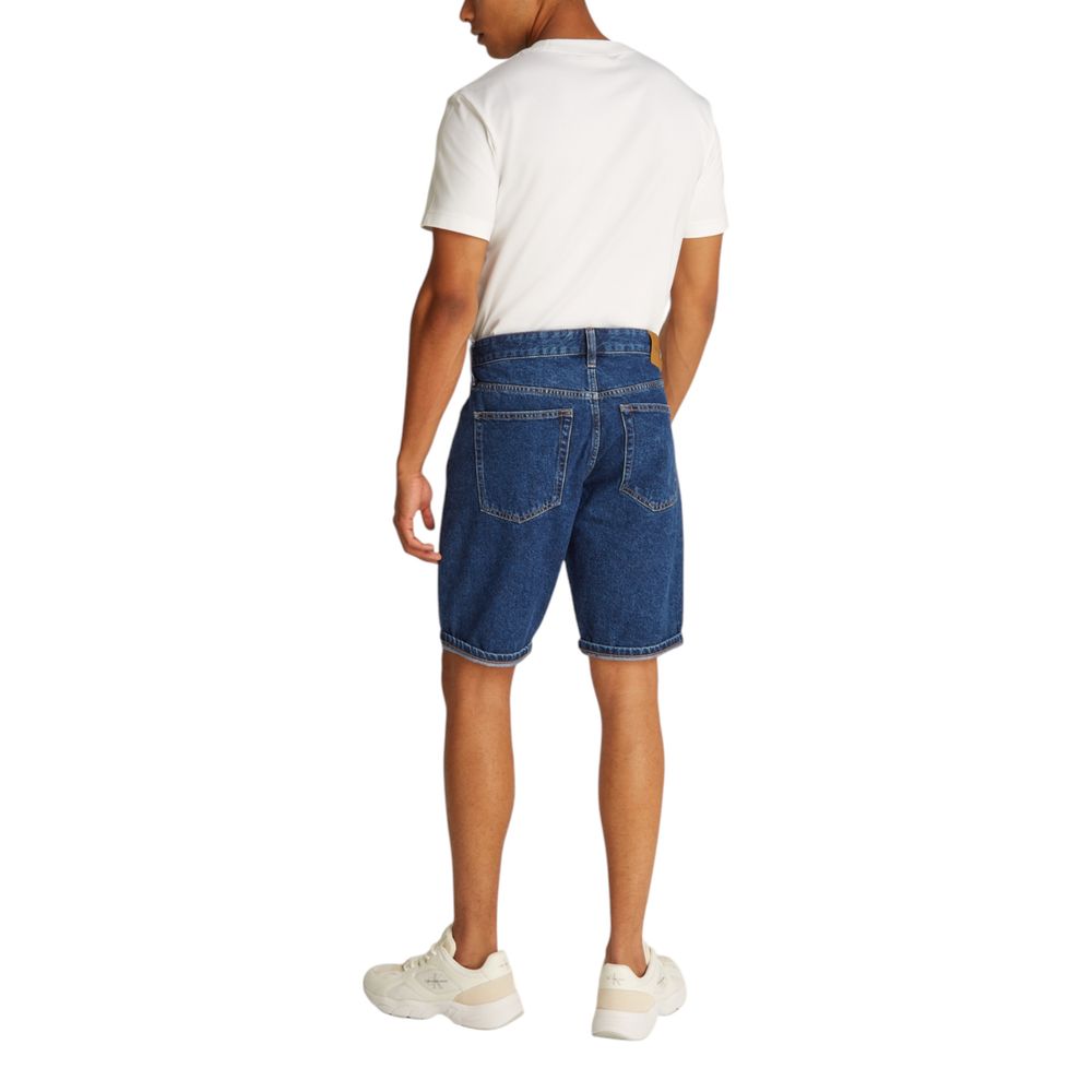 Calvin Klein Jeans Blå Bomulds Bermudashorts